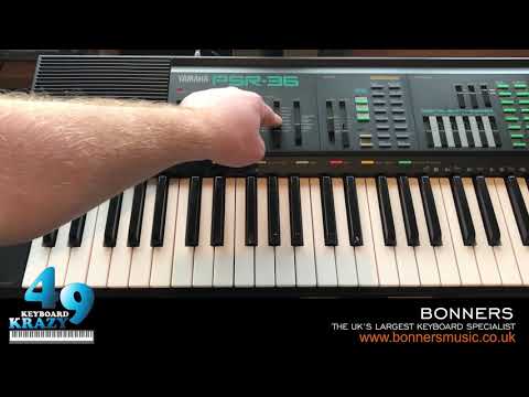 Yamaha PSR-36 - YouTube