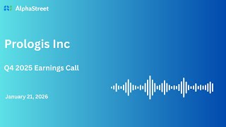 PLD Stock | Prologis Inc Q4 2025 Earnings Call