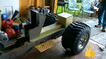 Mark Teaching Jr how to build a Custom Dodge Dart Rear End in a Cub-Cadet  Rear Housing Part 2