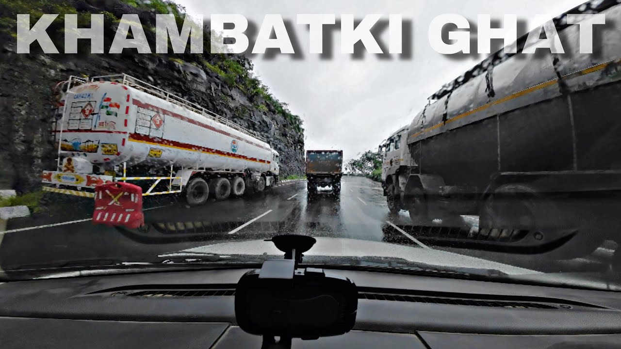 Dangerous⚠️ Mountain Road🛑 Driving🚘 in Heavy Rain🌧️