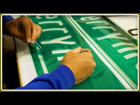 How road signs are made | PUBLIC WORKS