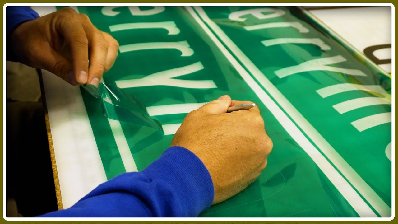 How road signs are made | PUBLIC WORKS
