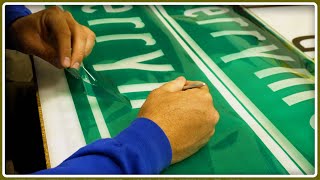 How road signs are made | PUBLIC WORKS