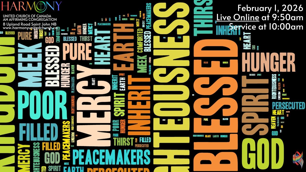 February 1, 2026 Worship Service Harmony United Church, Saint John, NB