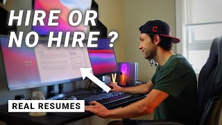 Full Stack Software Engineer reviews REAL resumes from subscribers | How to get hired screenshot 2