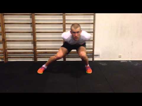 Weight transfer in skating position
