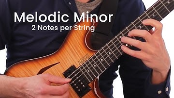 Tim Miller - Melodic Minor - 2 notes-per string