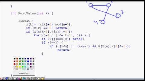 Hamiltonian Cycle Backtracking Algorithm | Code explained (part 2)