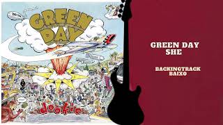 She - Green Day Bass backingtrack (with vocal)