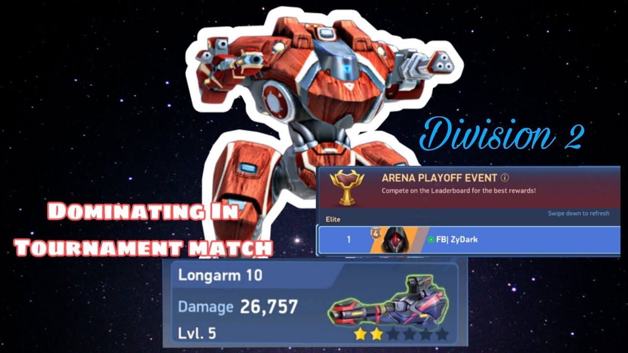 Paragon with Longarm 10( Lvl5) W/ Autocannon 2 (Lvl5) -Mech Arena