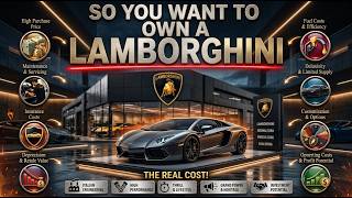 Think You Can Afford It? The Economics of Owning a Lamborghini Exposed