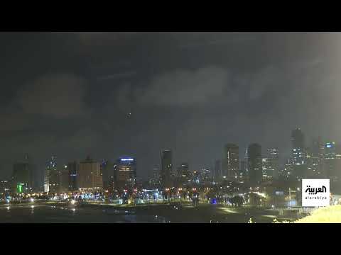 هجوم إيراني على إسرائيل... اعتراض صواريخ فوق تل أبيب وحيفا
