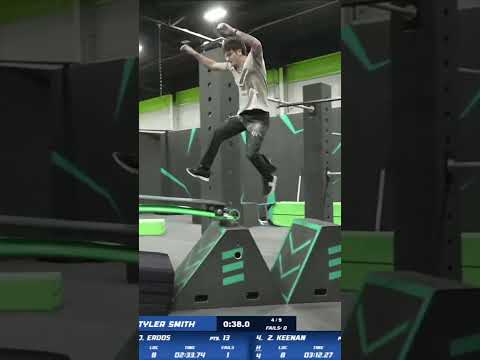 The Technician clears this TECHY COURSE #ninjawarrior #sports #shorts