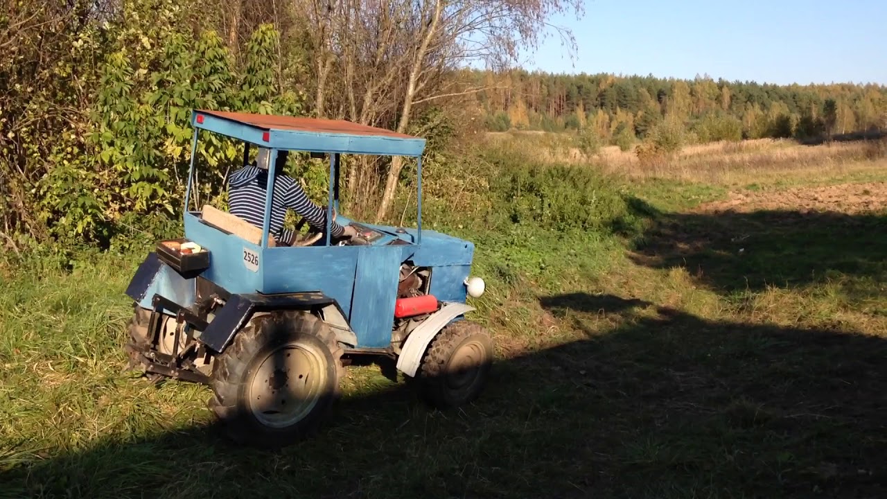 Трактор муравей, с3д, СЗД, мотоколяска. Нарезка видео. - YouTube