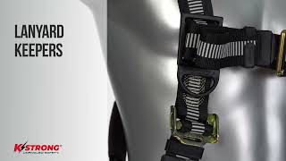 KStrong® Kapture™ Element Welding Harness, Dorsal D-Ring, QC Chest, TB Legs (ANSI) UFH19902GQFR
