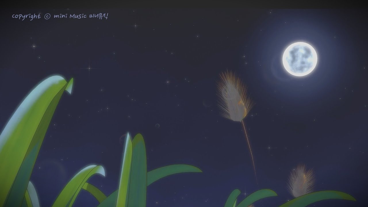 풀벌레 소리 | 평안한 수면 찬양 (8시간) | Nature Crickets Piano Worship | 피아노 찬양 by 미니뮤직