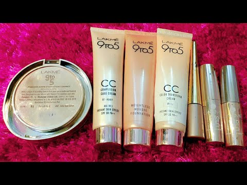 My Top 7 Lakme 9to5 Makeup Products