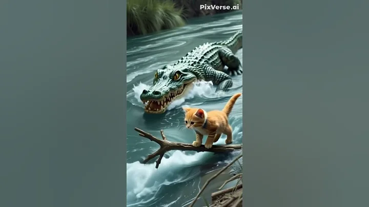 This Baby Cat Will Do Anything to Be with His Family #animals #cat #funny #shorts