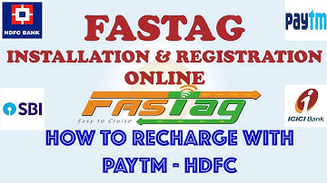 हिंदी - How to Apply FASTAG Online | PayTM FasTag | HDFC FasTag | SBI FasTag | ICICI |