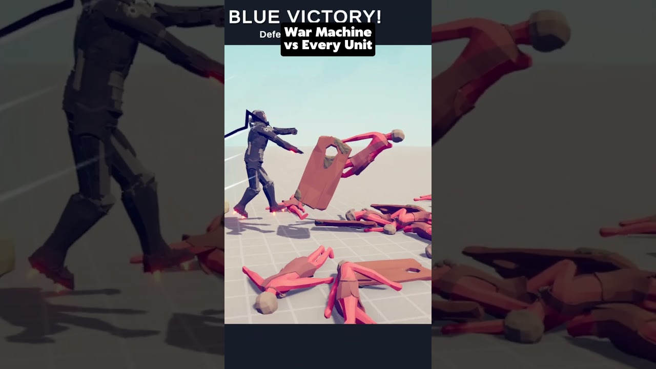 Боевая машина против всех юнитов | Полностью точный симулятор битвы (TABS)