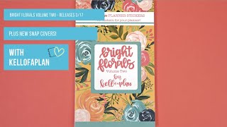 Planner Snap Covers + Bright Florals Volume Two- Release on 3/17 10:00 am ct
