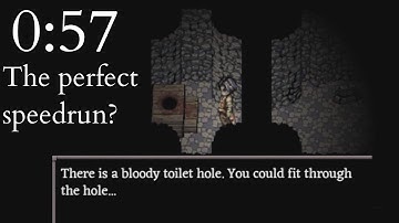 SPEEDRUN TO X MYSELF IN TOILET (Fear and Hunger any% speedrun (WR?))