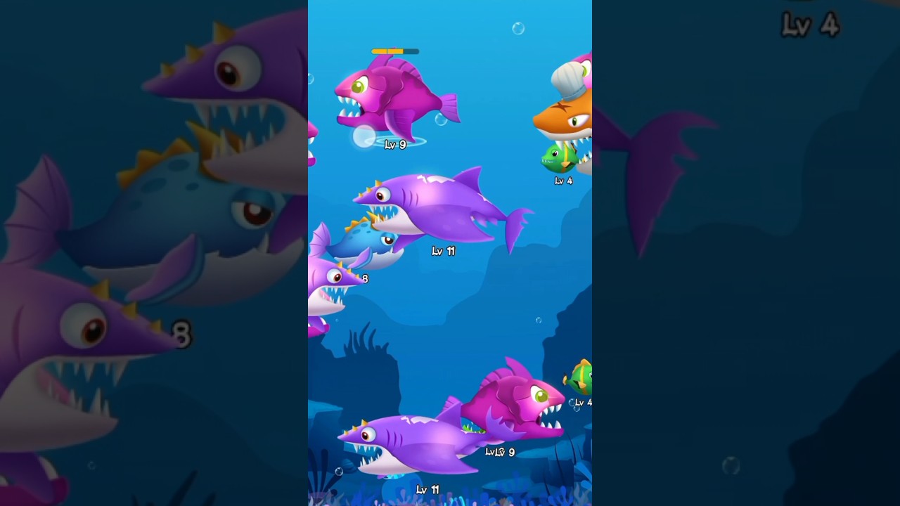 Fishdom New Update Ads Mini Games / Fish Evolution Games - Fish Royal Part 30 Gameplay 