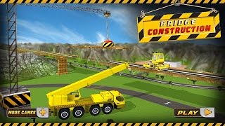 Bridge Construction Crane Op - Android Gameplay screenshot 2