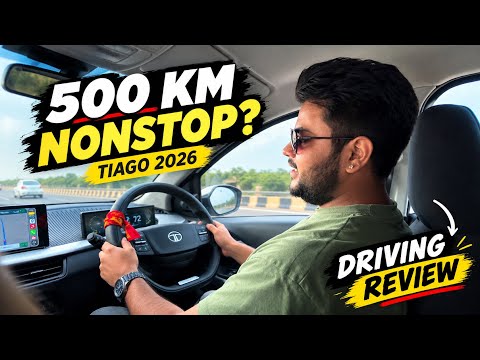 Tata Tiago 2026: 500 KM Drive 😱 | कैसी लगी 😎? Honest Driving Review