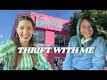 Thrift with Me 🛍 3 THRIFT STORES Birthday Shopping MARATHON 🛍 Vintage 70s Fur Coat and Y2K Dress