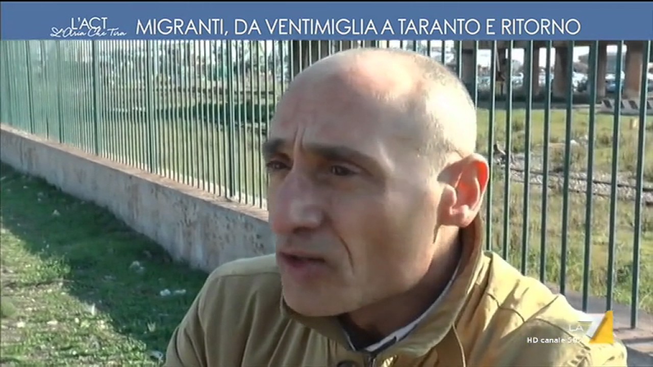 Migranti, da Ventimiglia a Taranto e ritorno