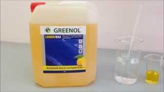 Greenol LEMON WAX, экономичный жидкий воск Гринол, видео инструкция.