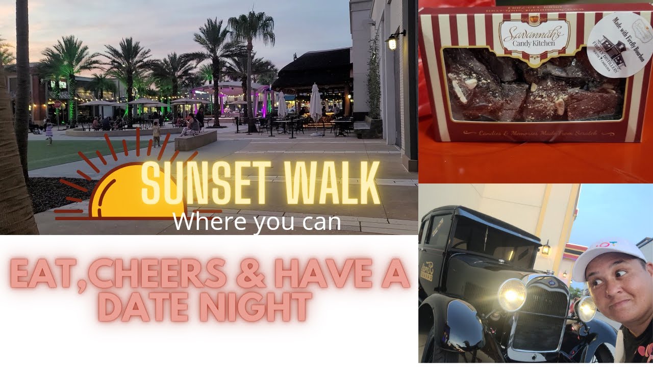 Promenade at sunset walk tour, & delicious treats