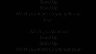 Video thumbnail of "Stand Up - Sugarland (Lyrics)"