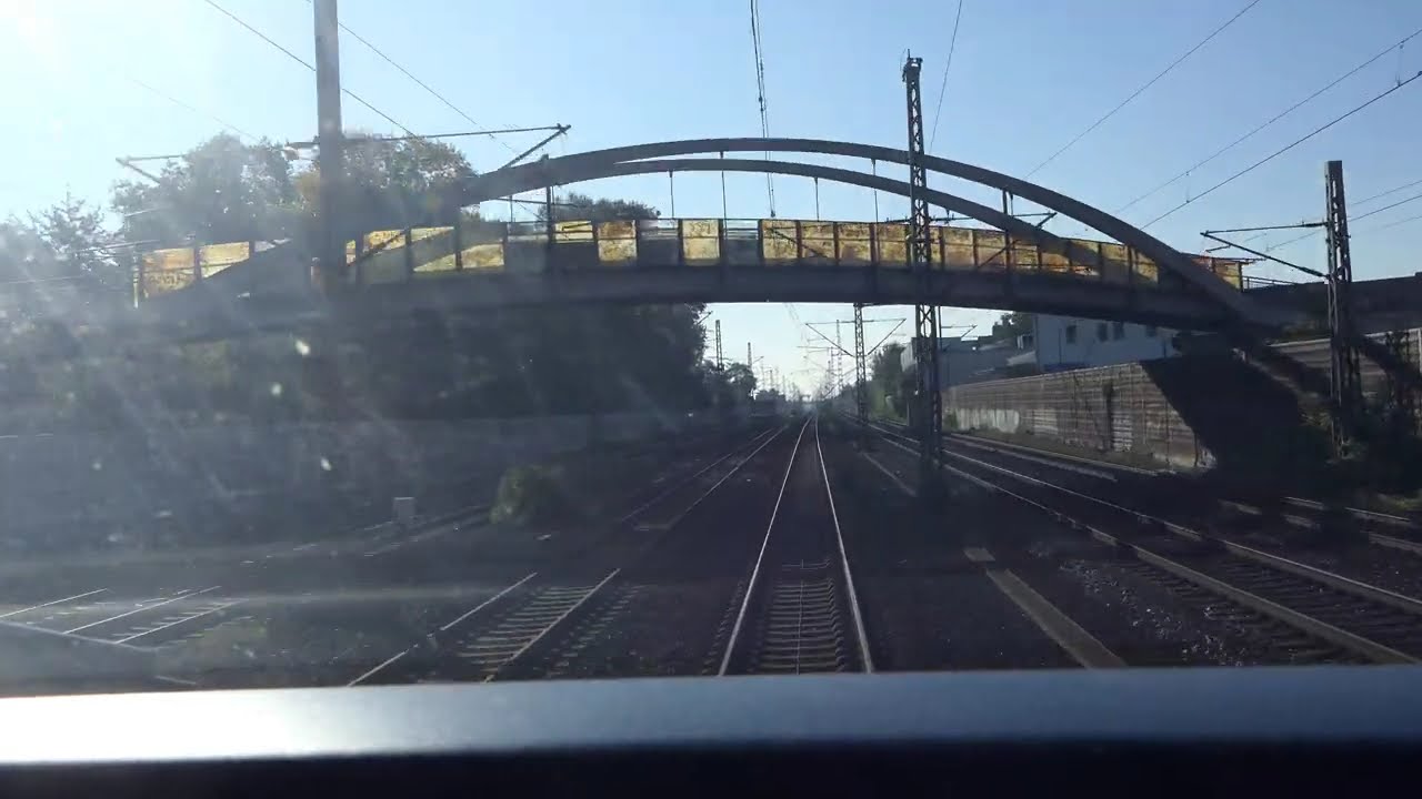 Führerstandmitfahrt: BR 412 (ICE 4), Schnellfahrstrecke Köln - Frankfurt Flughafen, 265 Km/h