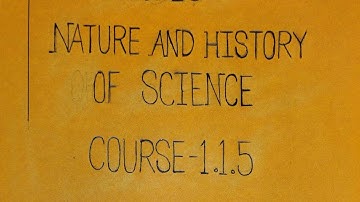 ASSIGNMENT SUBMISSION(Nature and History of Science) Course-1.1.5 B.Ed 1st Semester
