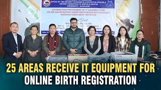 25 AREAS RECEIVE IT EQUIPMENT FOR ONLINE BIRTH REGISTRATION