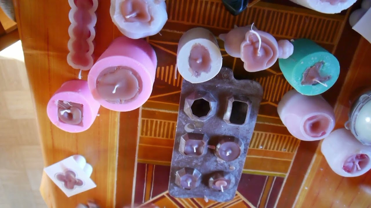 Kerzen gießen in alle meine Silikonformen