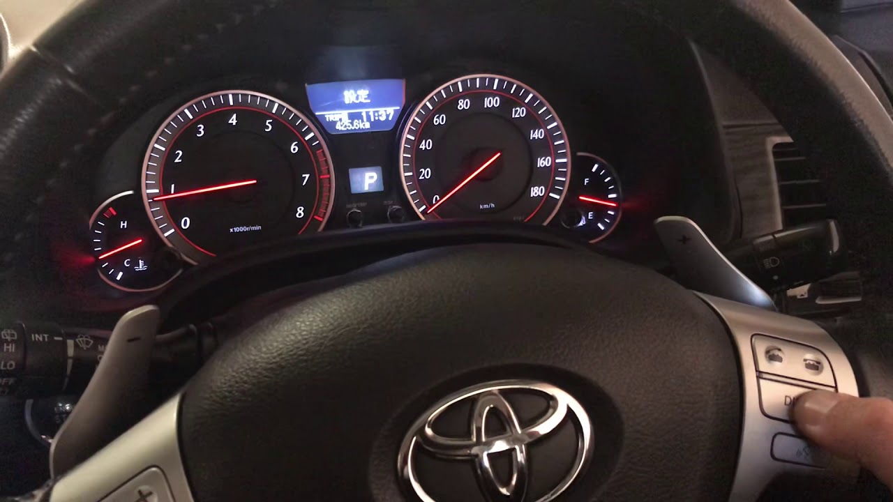 Кнопка Disp на Филдере ZRE142 с приборной панелью Blade - YouTube