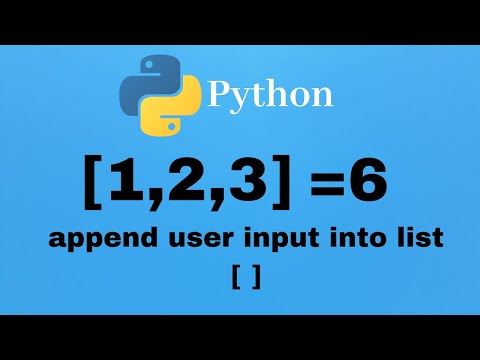 python programming to create sum of integer numbers and add to a list