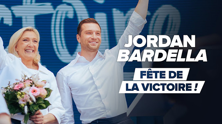 Discours de Jordan Bardella - Fête de la Victoire