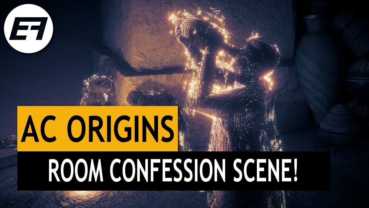 Assassins Creed Origins - LEAKED WHITE ROOM CONFESSION SCENE!