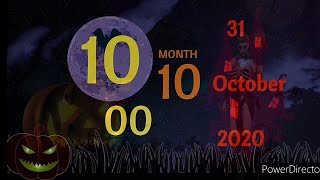 10 Minutes Countdown From Halloween 2020 to Halloween 2021 366 Days-Leap The Halloween Theme Music