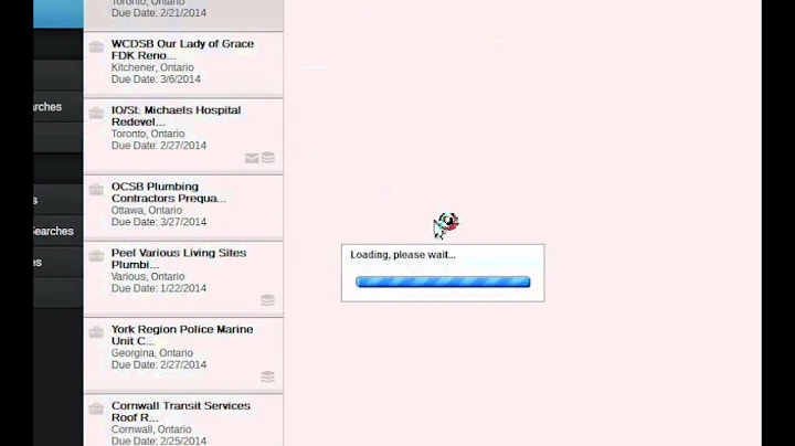 DataBid.com construction leads - locate track bidders companies and contacts
