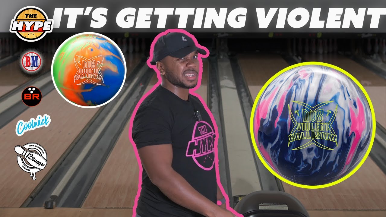The Most Downlane Bowling Ball Yet! DV8 Violent Collision The Hype