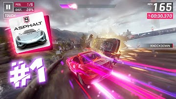 Asphalt 9 Legends #1 - Insane Gameplay Walkthrough (Android / iOS)