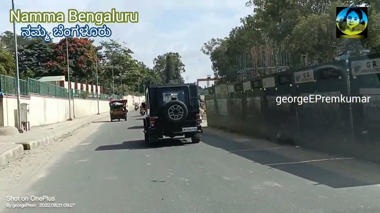 Dbl Road flyover Driving thru Bengaluru Dairy Circle Namma Metro underground line work progress