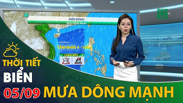 Thời tiết biển 05/09/2021: Biển Đông có mưa dông mạnh | VTC14
