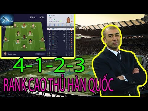 FO4| Sơ đồ 4-1-2-3 - Chiến thuật leo rank huyền thoại  Hàn Quốc  - FIFA Online 4 Việt Nam