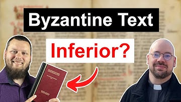 Answering THREE common objections to the BYZANTINE TEXT #textualcriticism #byzantinetext